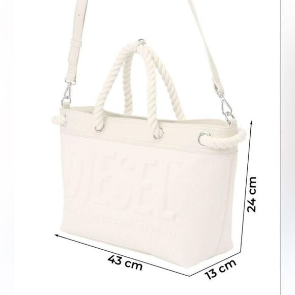 NEW DIESEL Rope Logo-Embossed Tote Bag - Picture 14 of 15